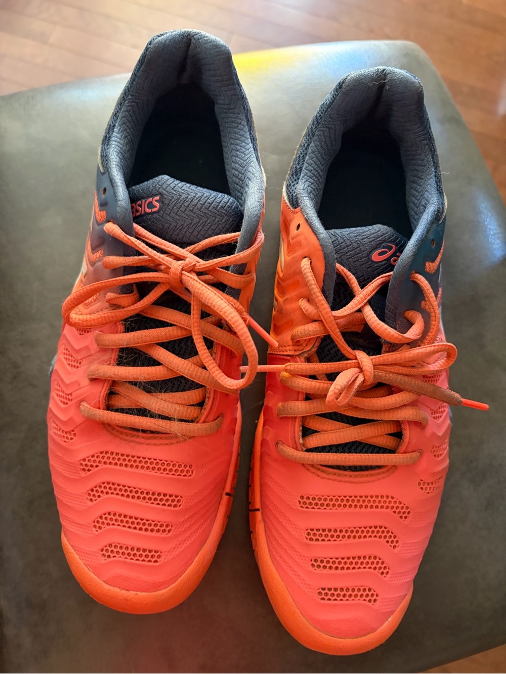 ASICS Bright Orange and pickleball/tennis ' Sneakers